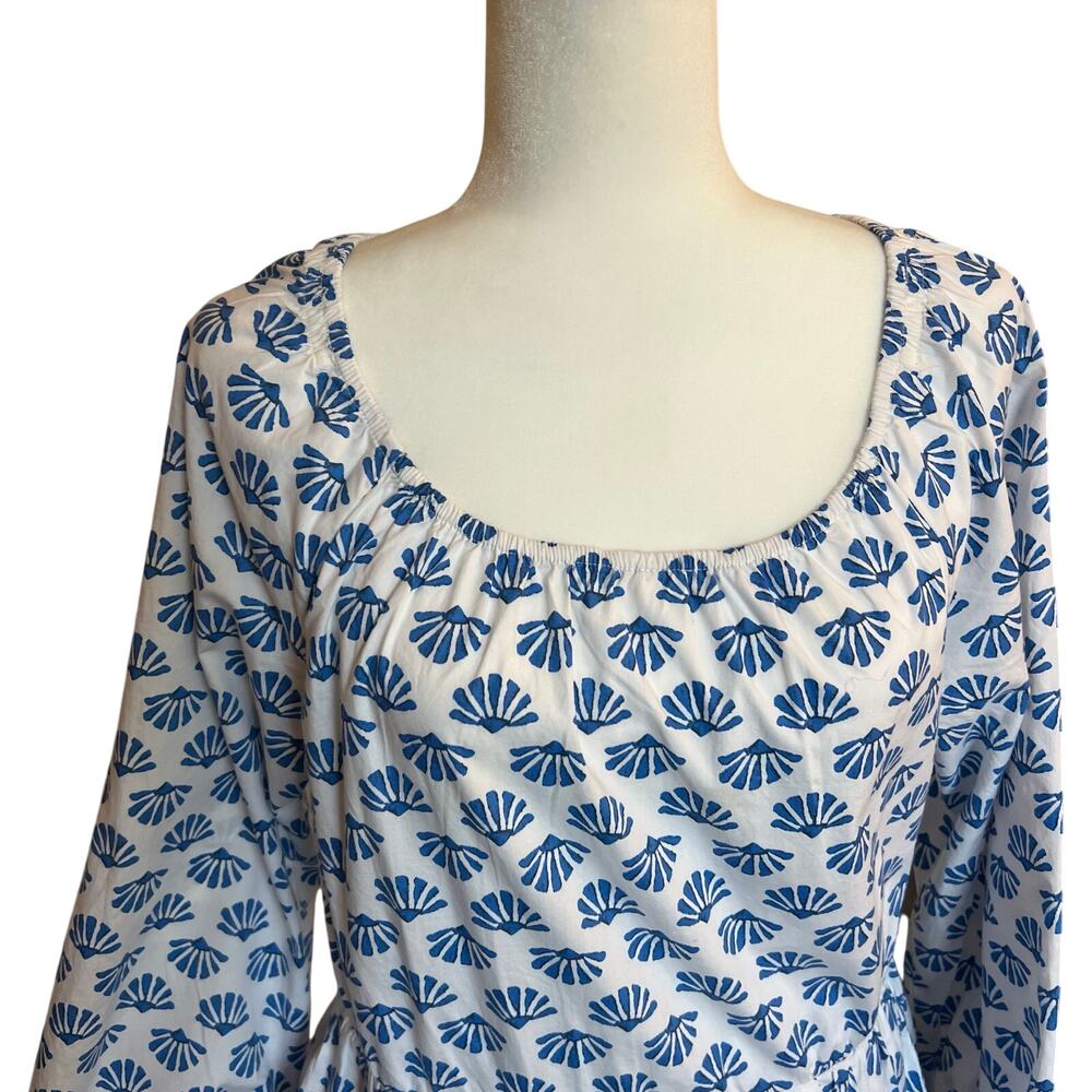 J Crew Cotton Coastal Scoopneck Dress size 10 - Picture 9 of 12